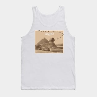 Great Sphinx of Giza Landmark Graphic Art Tank Top